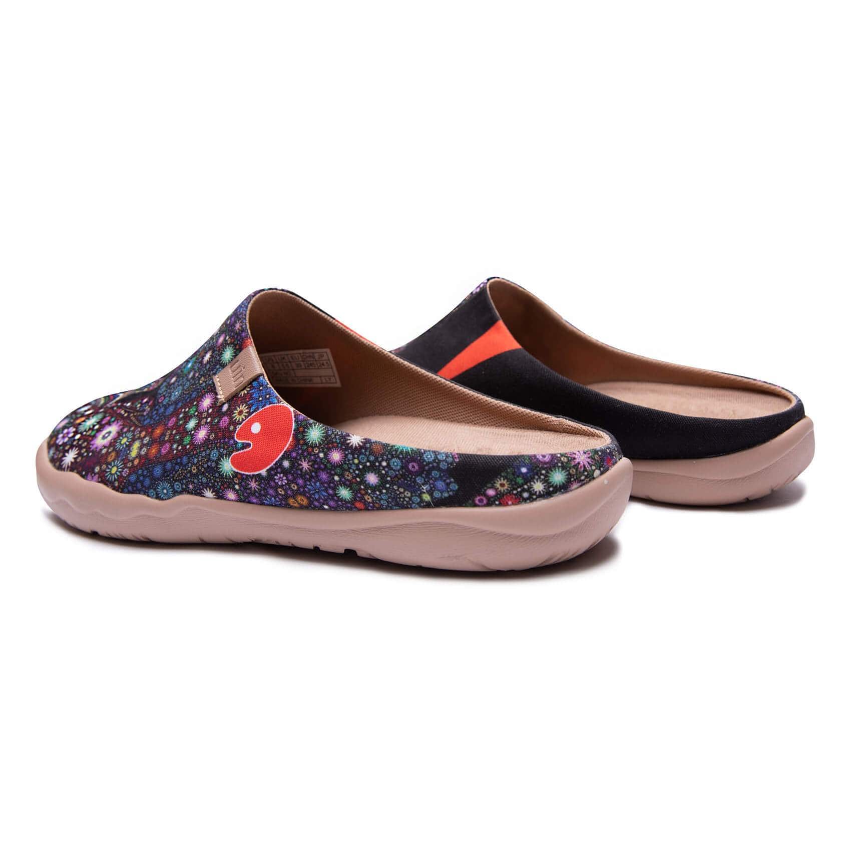 UIN Footwear Women Pray for Goodness Slipper Canvas loafers