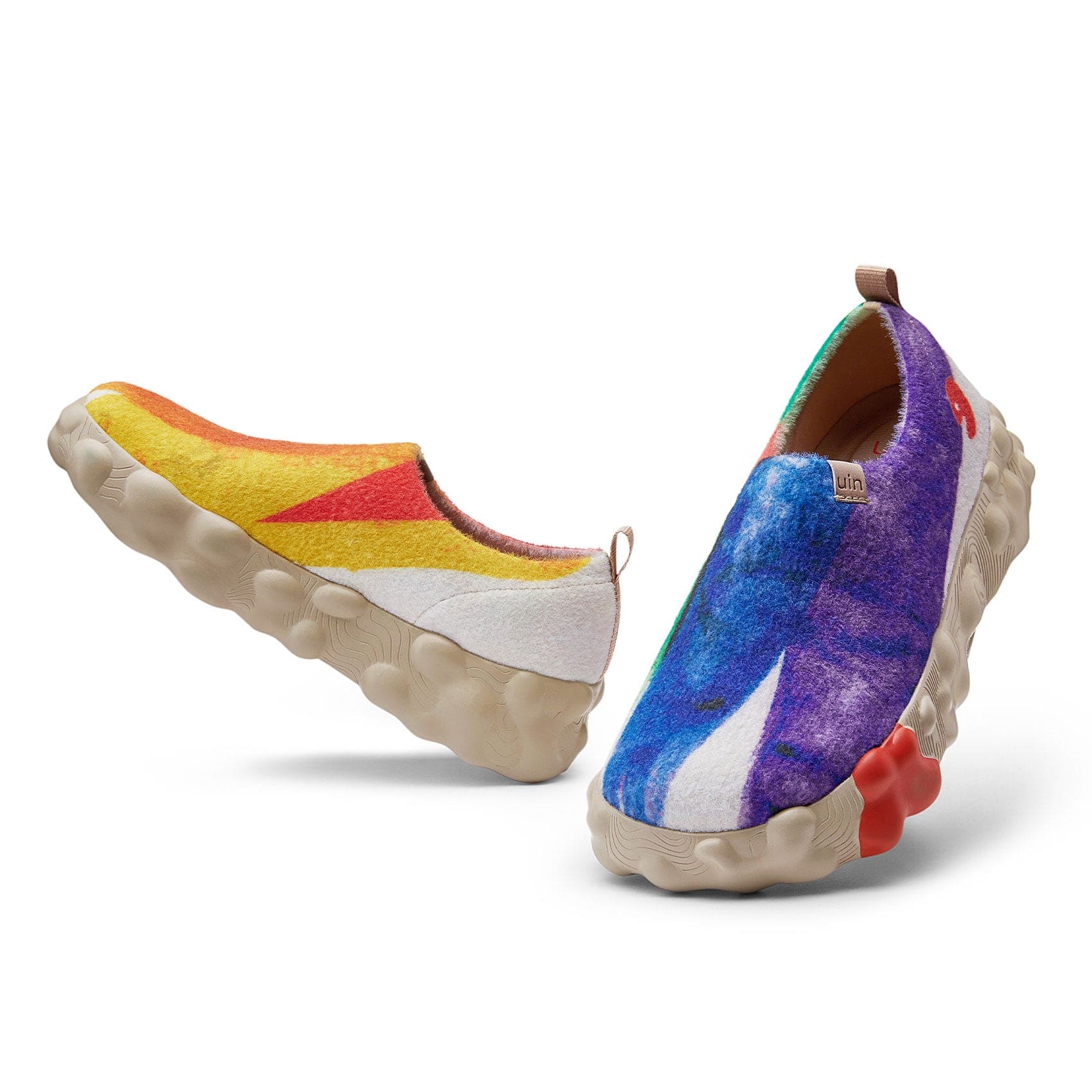 UIN Footwear Women Rainbow Crush 2 Toeldo VI Women Canvas loafers