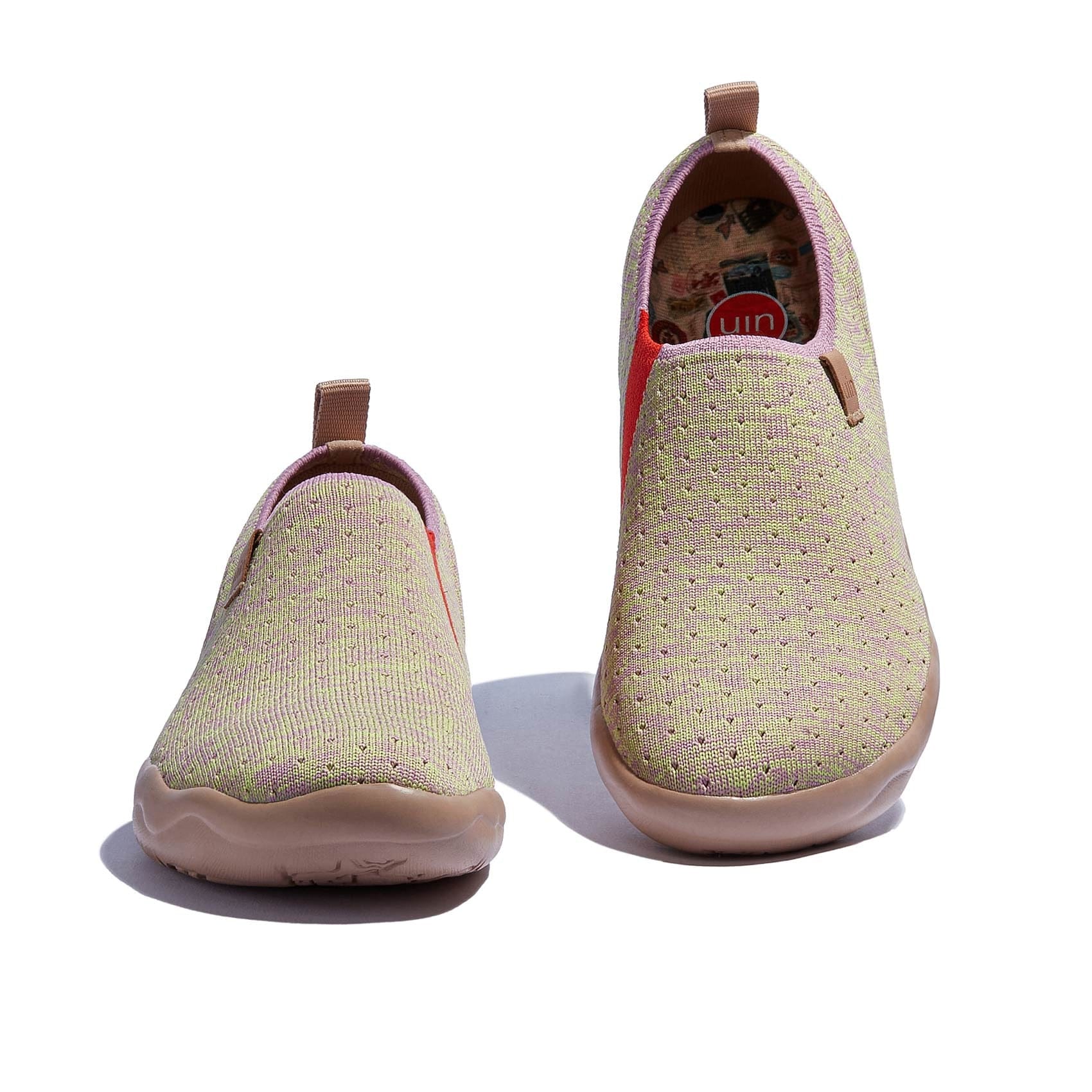 UIN Footwear Women Raspberry Matcha Toledo I Women Canvas loafers