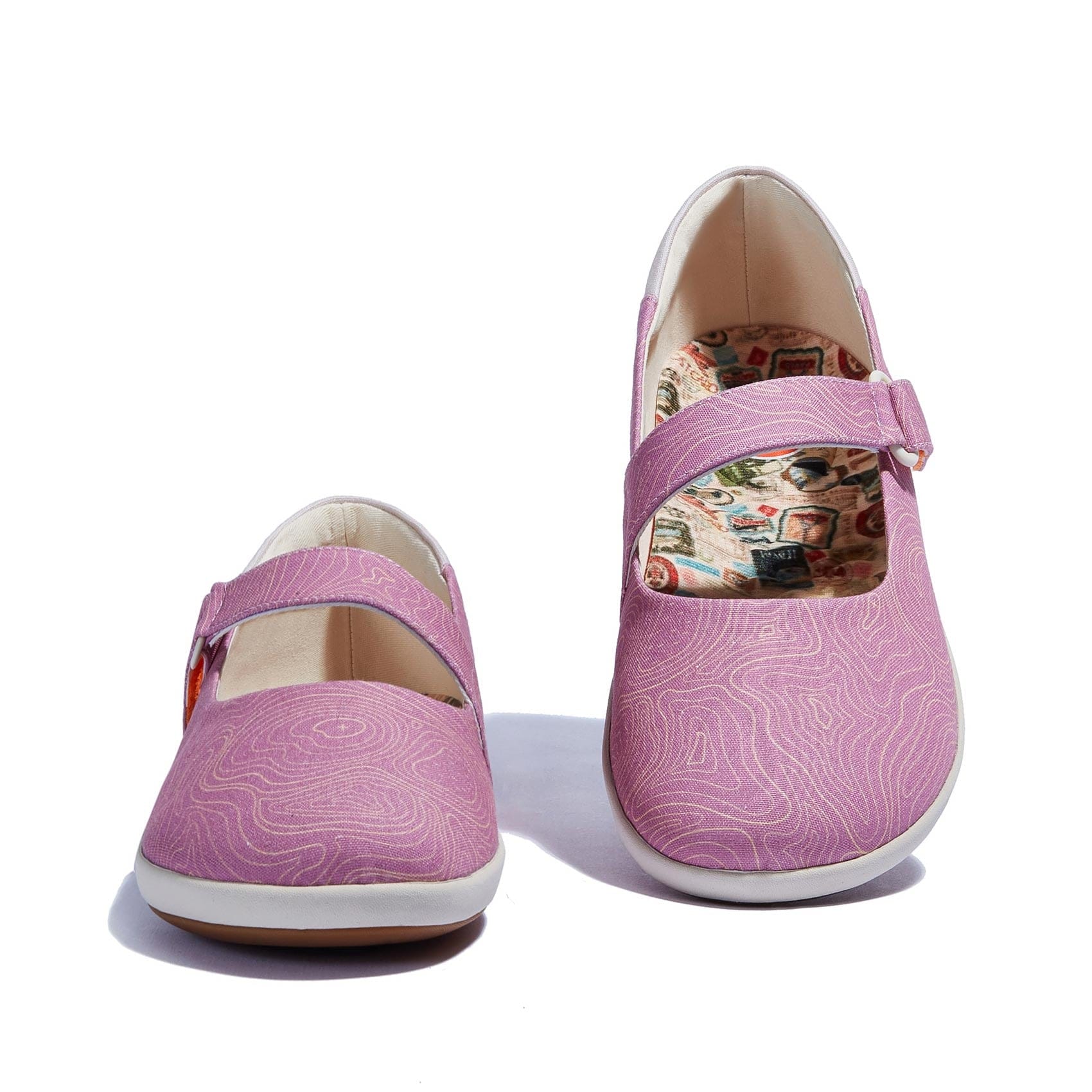 UIN Footwear Women Rose Pink Illetes III Women Canvas loafers