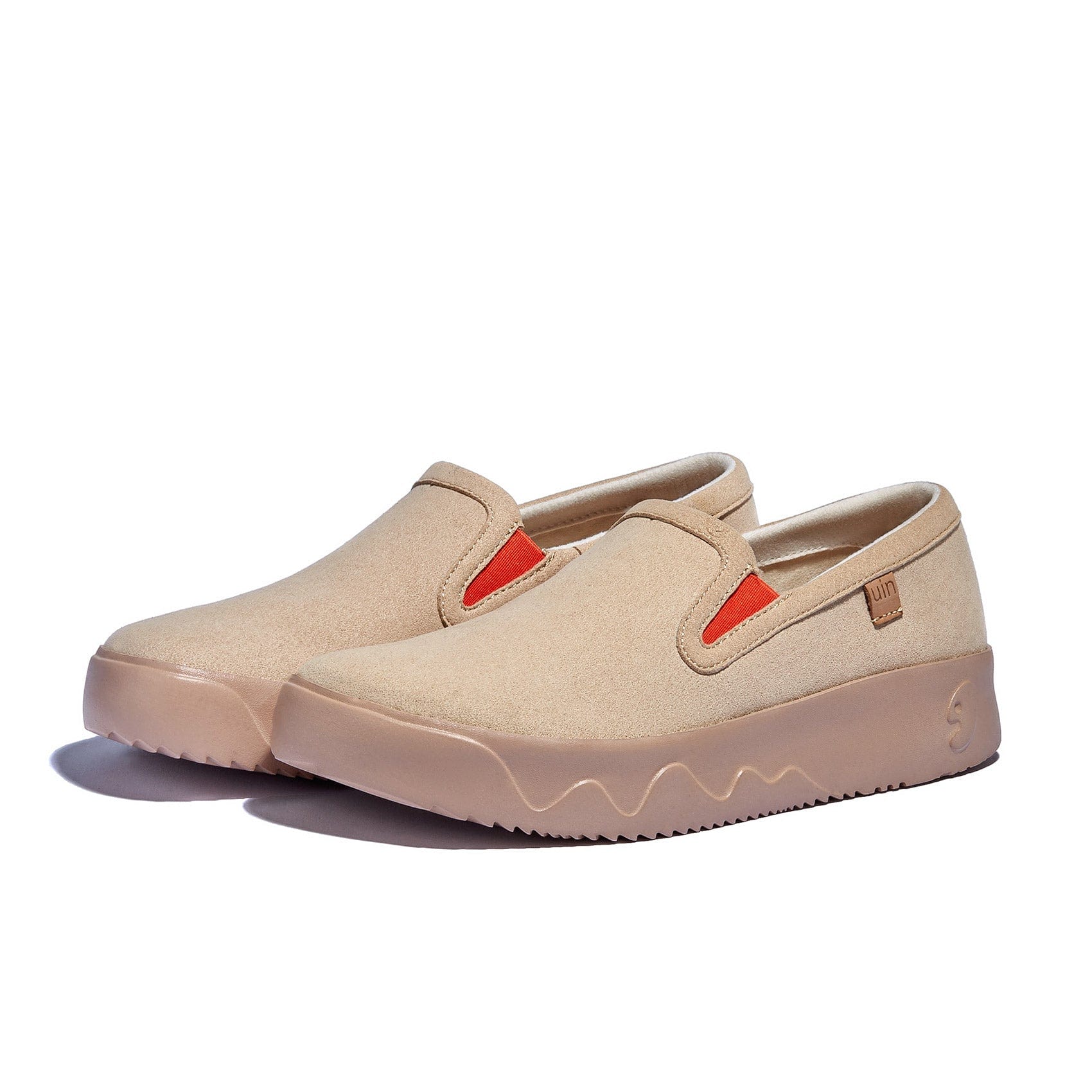 UIN Footwear Women Sesame Fuerteventura X Women Canvas loafers