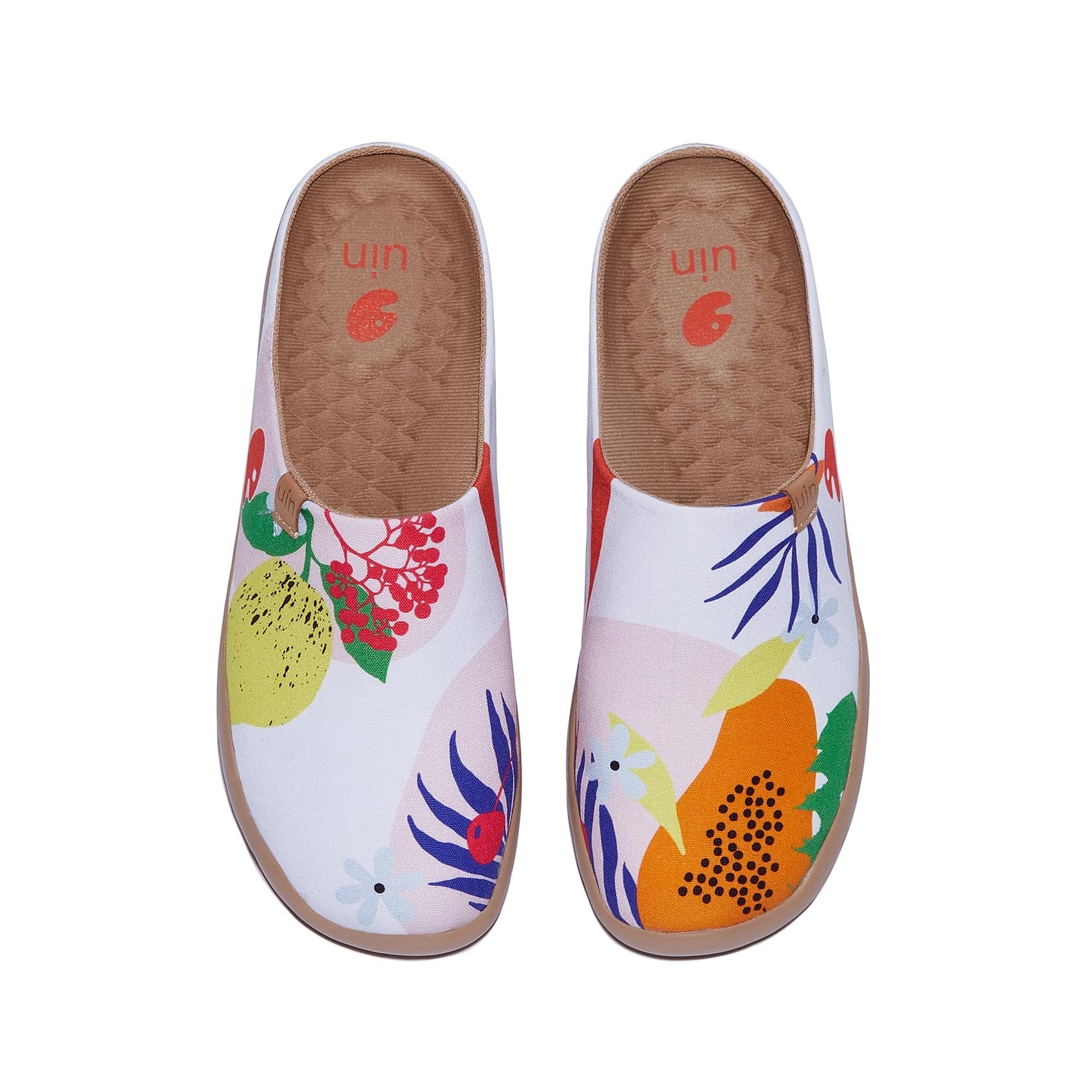 UIN Footwear Women Summer Fruits Malaga Women Canvas loafers