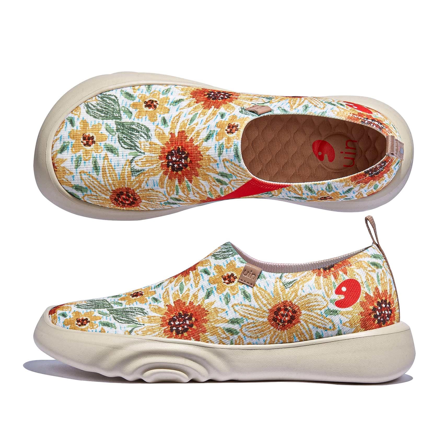 UIN Footwear Women Sunflower Fields Toledo XV Women Canvas loafers