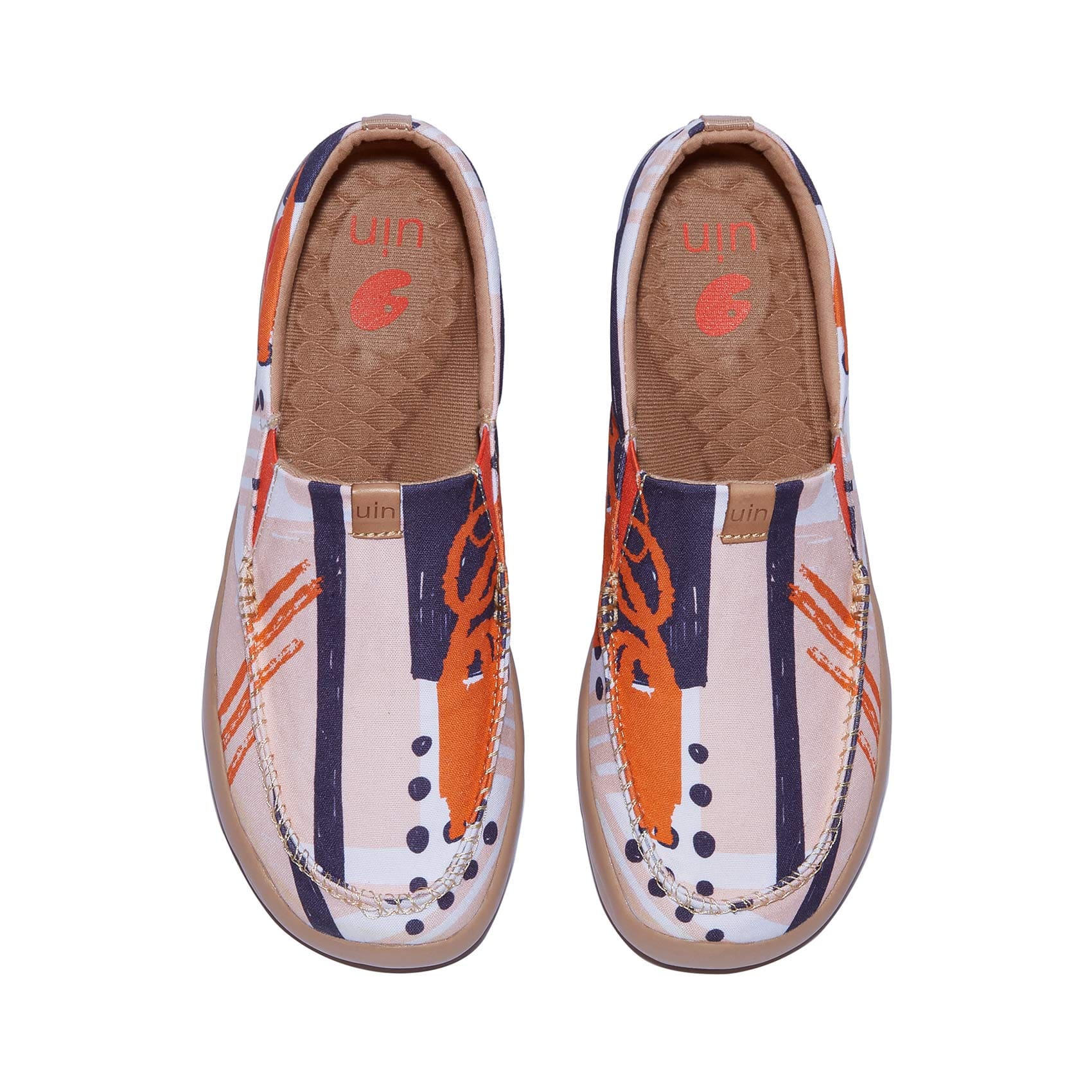 UIN Footwear Women Sunset Glow Nerja Women Canvas loafers