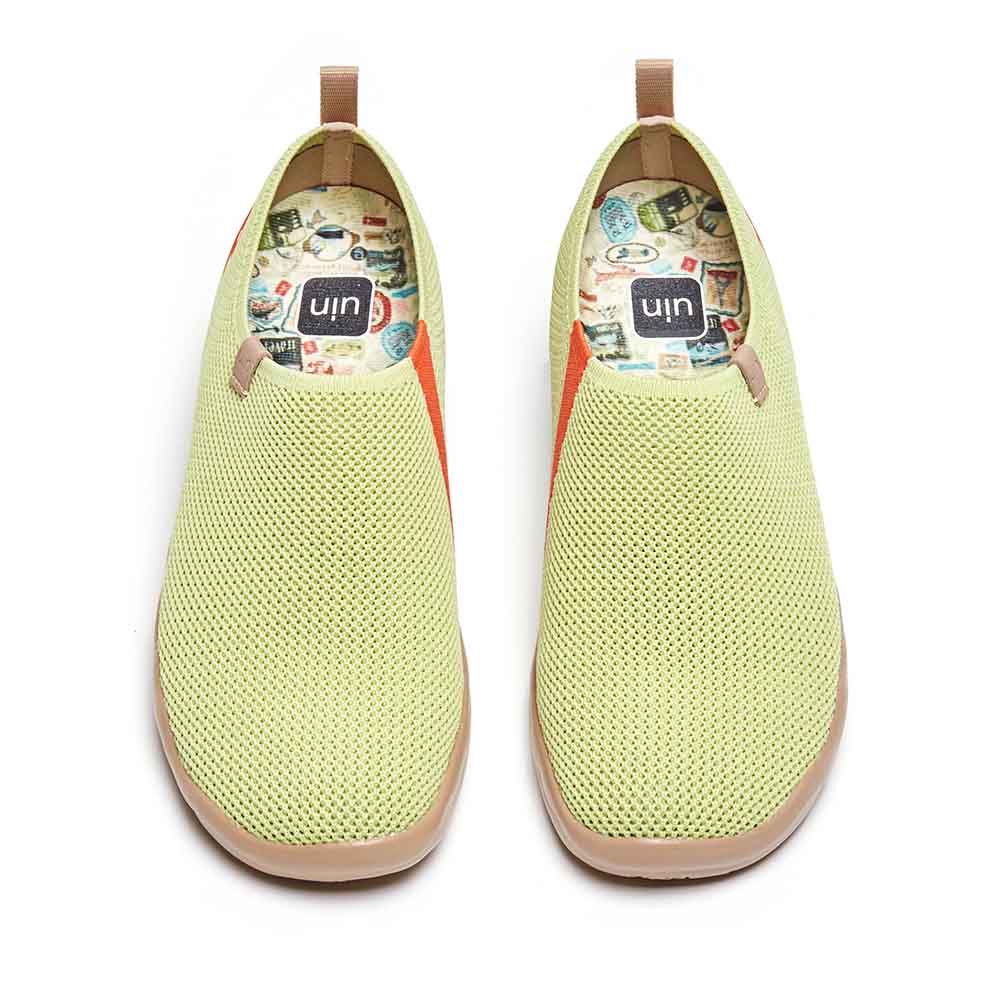 UIN Footwear Women Toledo Knitted Pale Green Women Canvas loafers