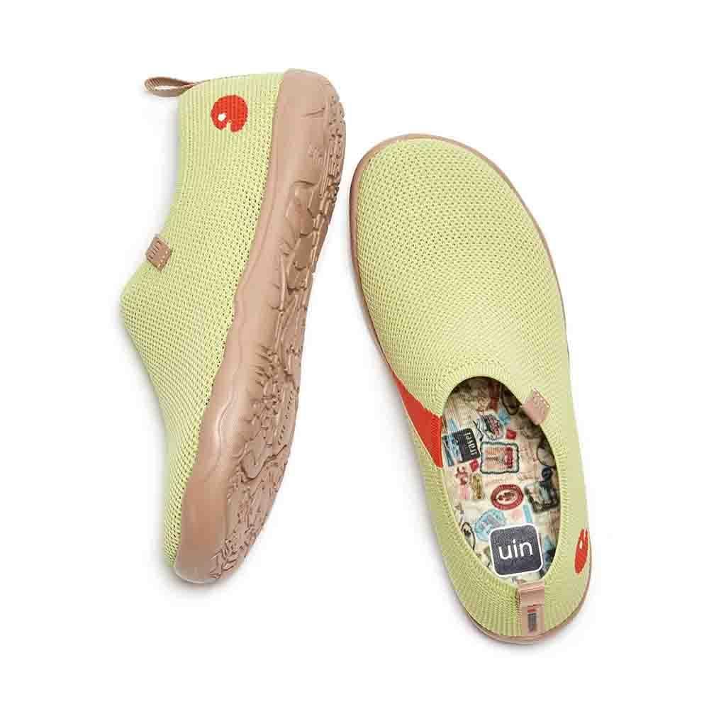 UIN Footwear Women Toledo Knitted Pale Green Women Canvas loafers