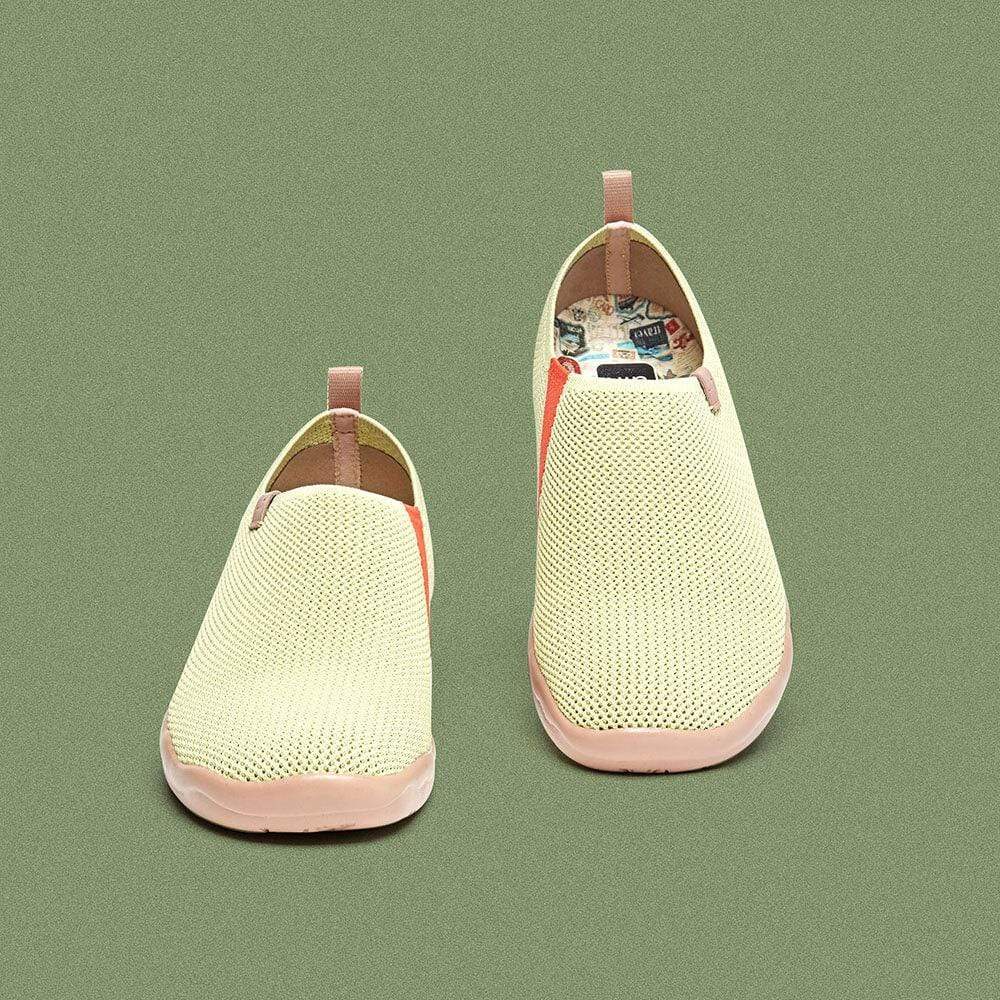 UIN Footwear Women Toledo Knitted Pale Green Women Canvas loafers