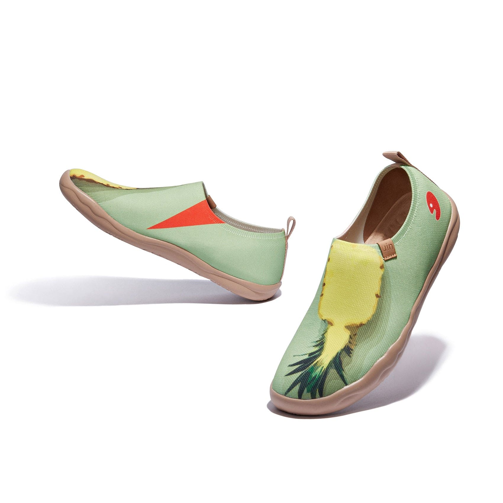 UIN Footwear Women Tropical Pineapple Toledo I Women Canvas loafers