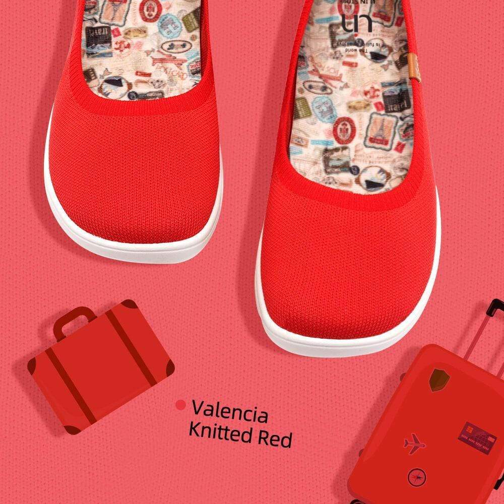 Red Knitted Valencia Women