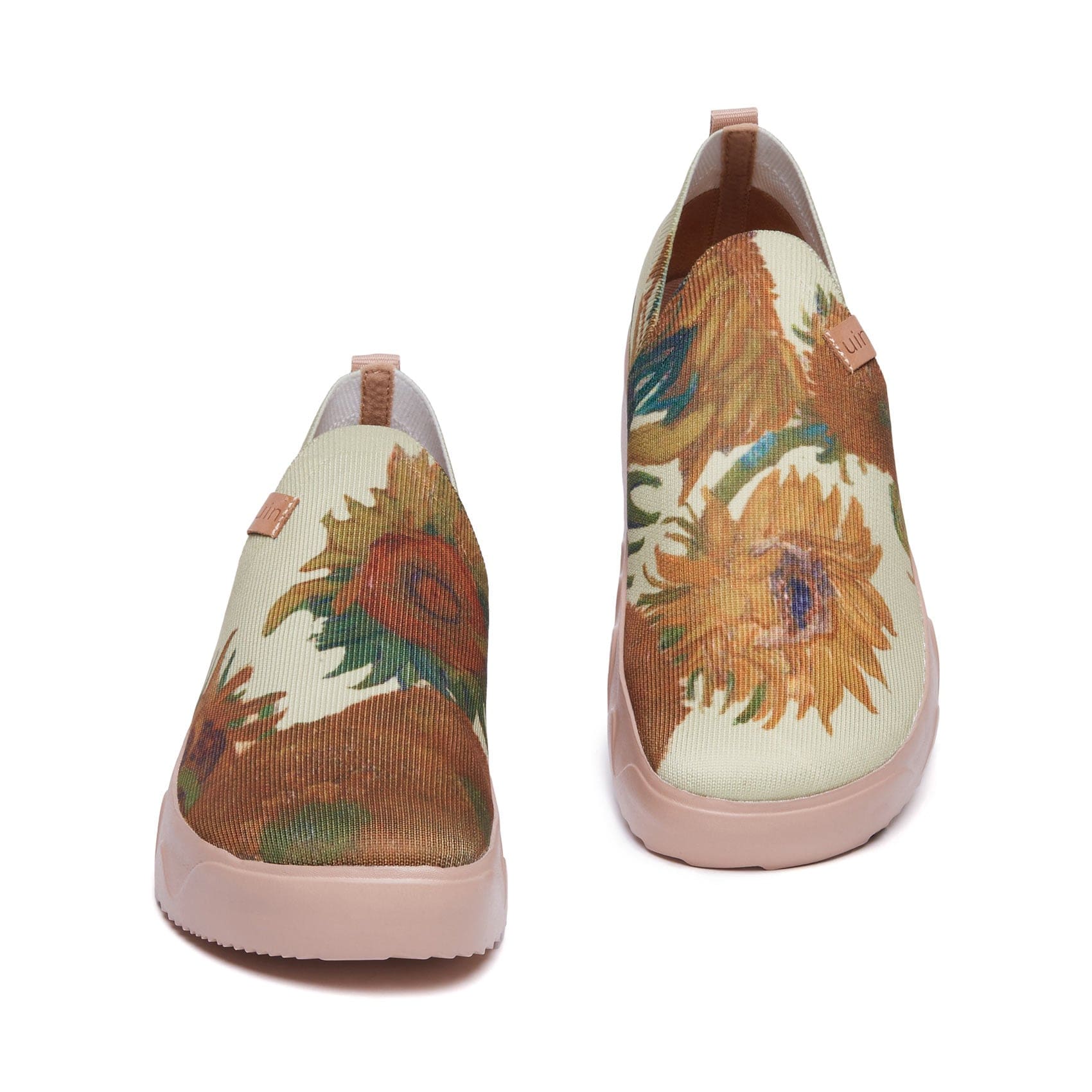 UIN Footwear Women Van Gogh Sunflowers Fuerteventura Women Canvas loafers