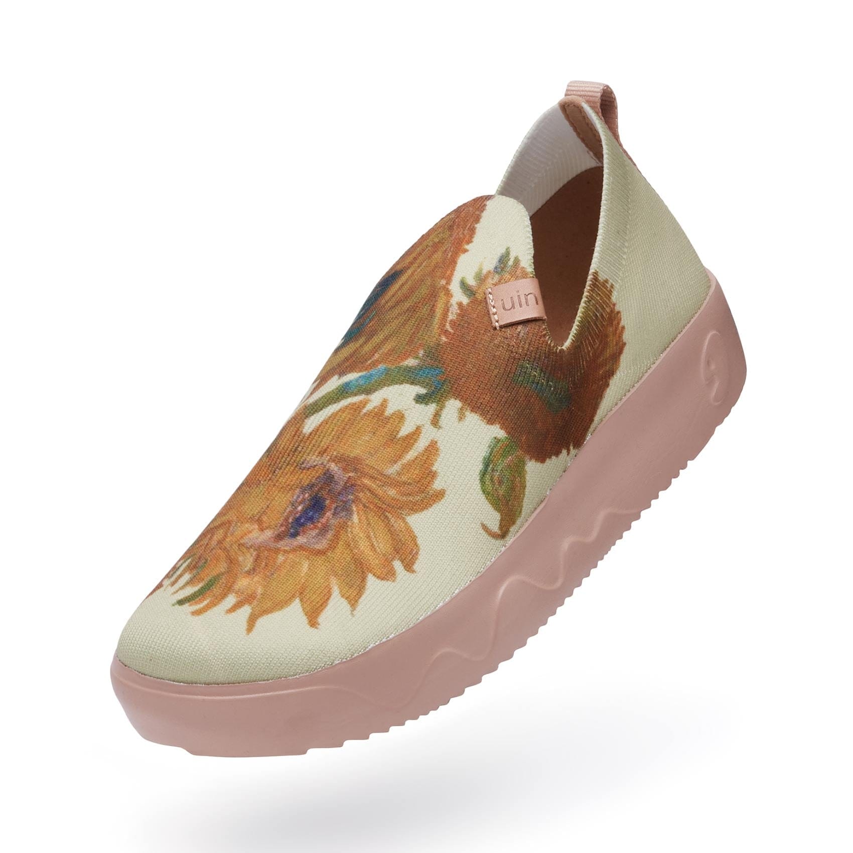 UIN Footwear Women Van Gogh Sunflowers Fuerteventura Women Canvas loafers