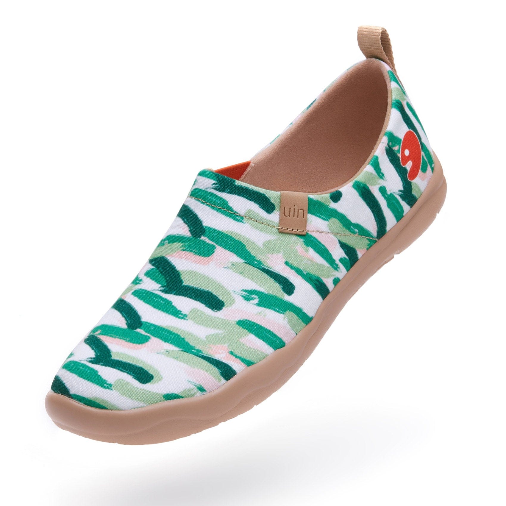 UIN Footwear Women Van Gogh Wheatfield with Cypresses V2 Women Canvas loafers